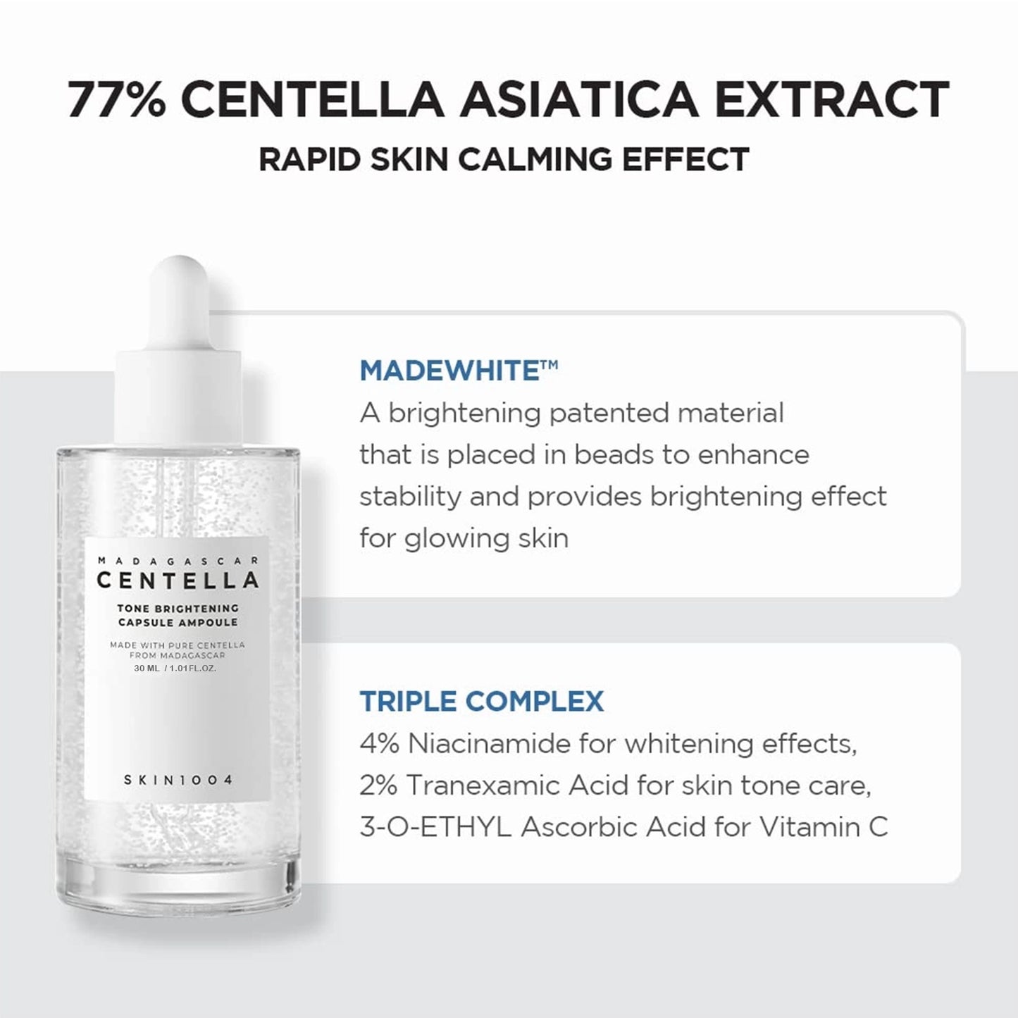 SKIN1004 Centella Tone Brightening Capsule Ampoule 30ml