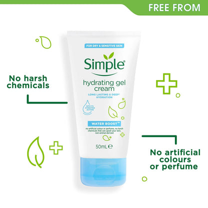 Simple Water Boost Hydrating Gel Cream 50ml