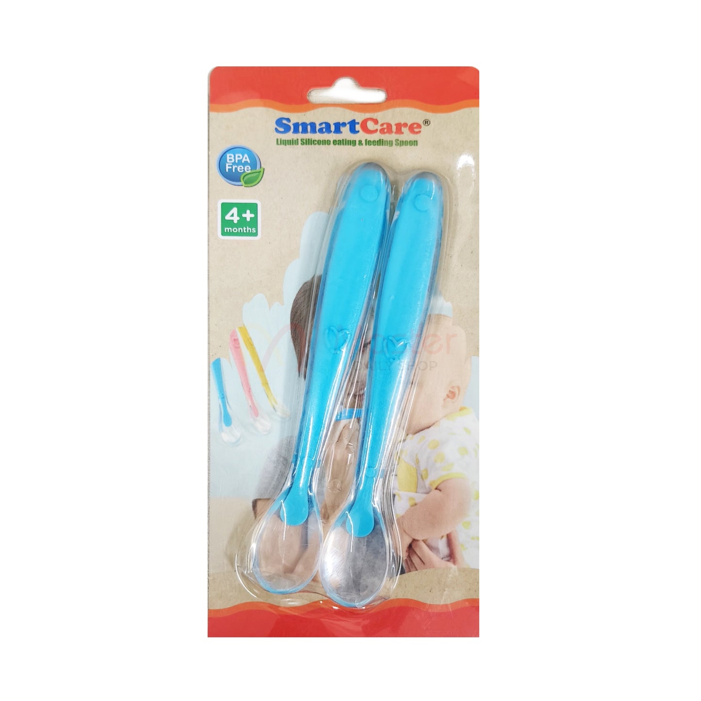Smart Care Liquid Silicone Eating & Feeding Spoon 4+Months