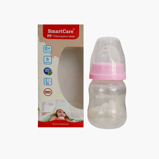 Smart Care PP(Plastic) Feeding Bottle(Feeder) 0+Months Size S 60ml