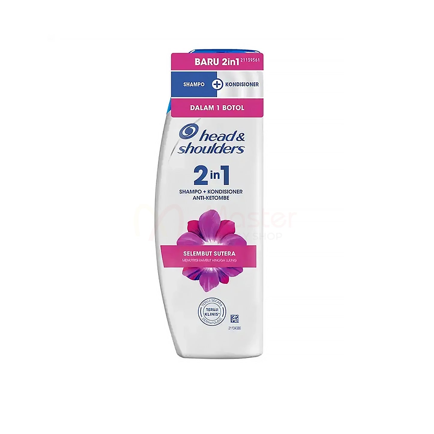 Head & shoulders 2 in 1 shampo + Kondisioner Anti-ketome selembut Sutera 300ml
