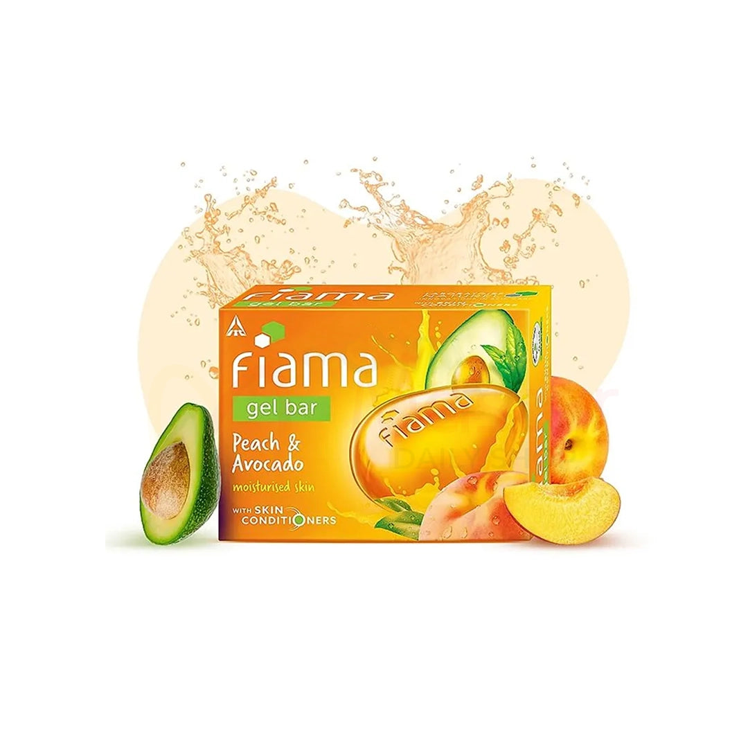 Fiama Moistured Skin Gel Bar with Peach & Avocado 125g