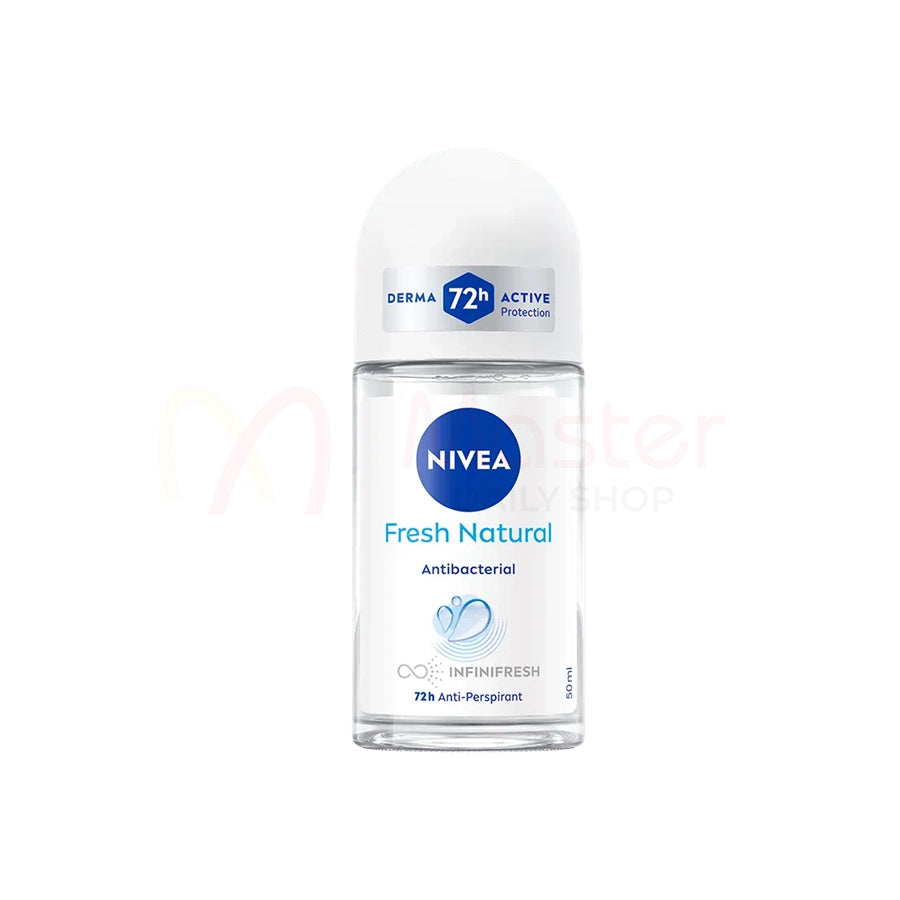Nivea Fresh Natural 72H Anti Perspirant Deodorant Roll on for Women 50ml