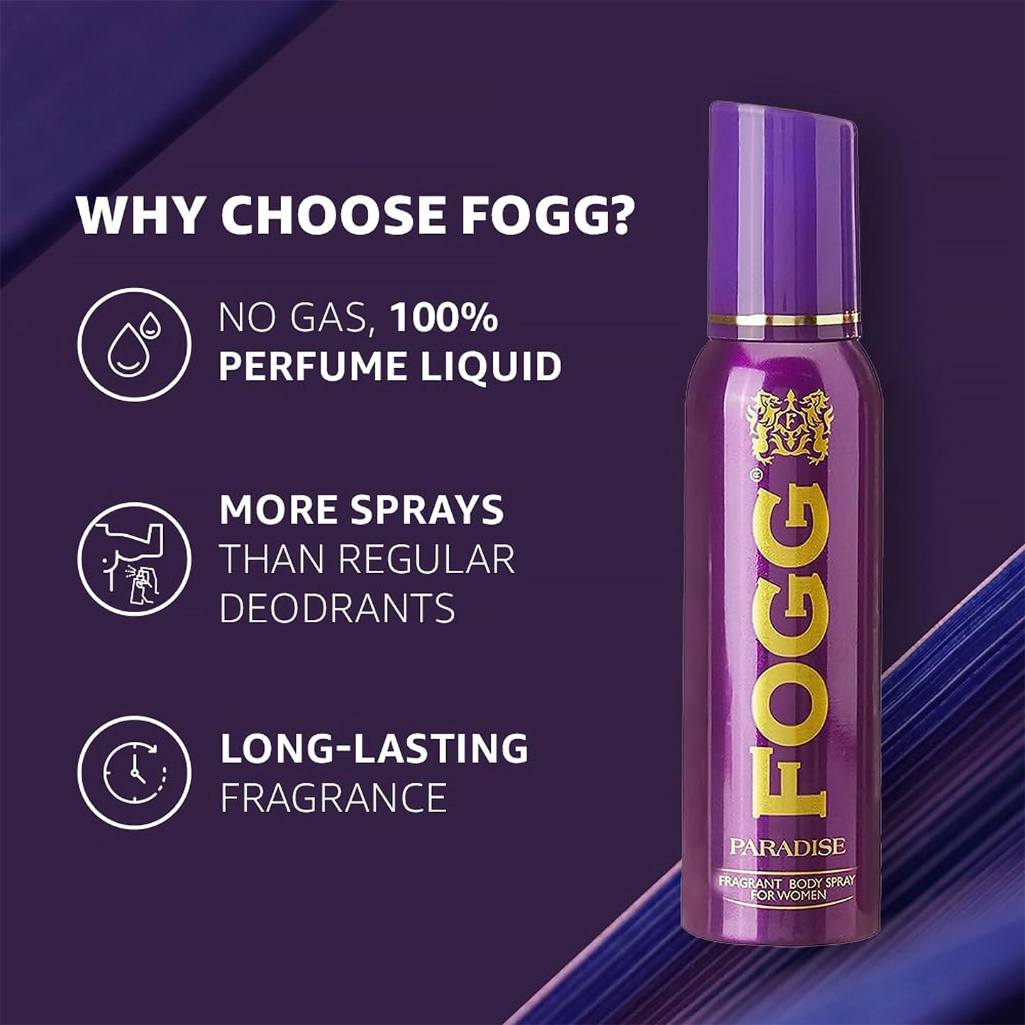 Fogg Paradise Fragrant Body Spray For Women 120ml