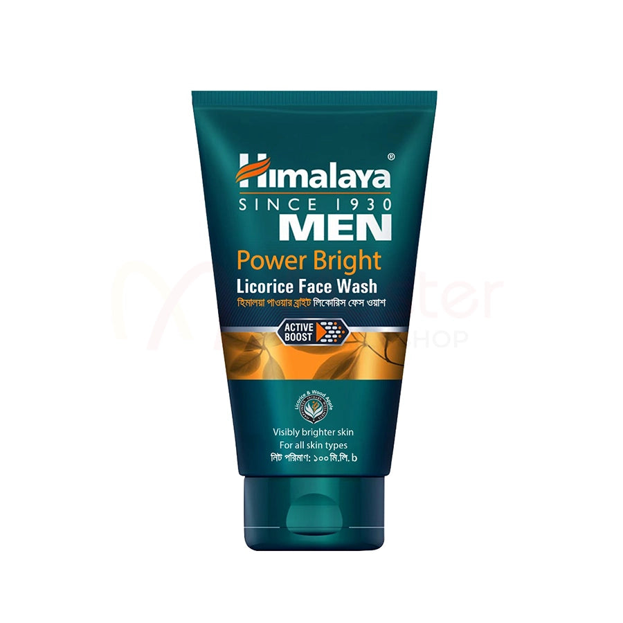 Himalaya Men Power Bright Licorice Face Wash 100ml