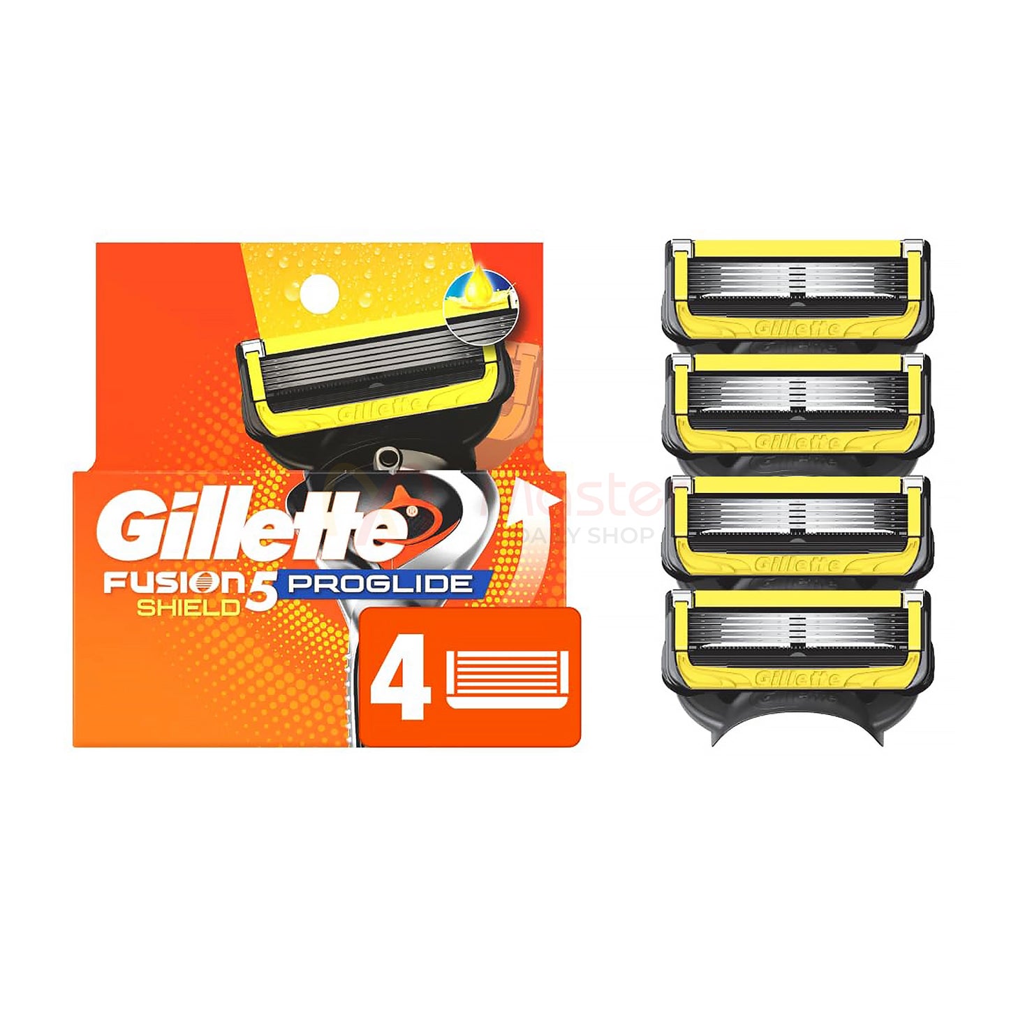 Gillette ProGlide Shield Razor Refills for Men, 4 Blade Refills