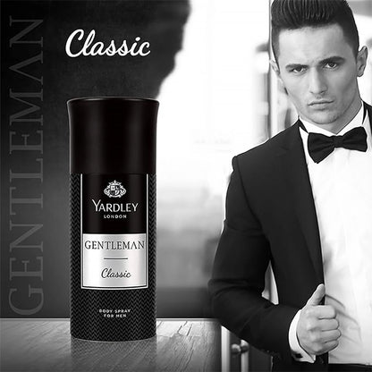 Yardley London Gentleman Classic body Spray For Man 150ml