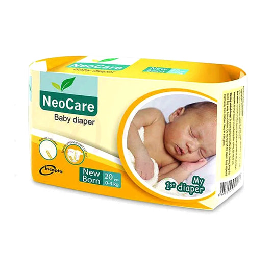 Neocare Premium Belt System Baby Diaper Newborn (0-4 kg) (20 Pcs)