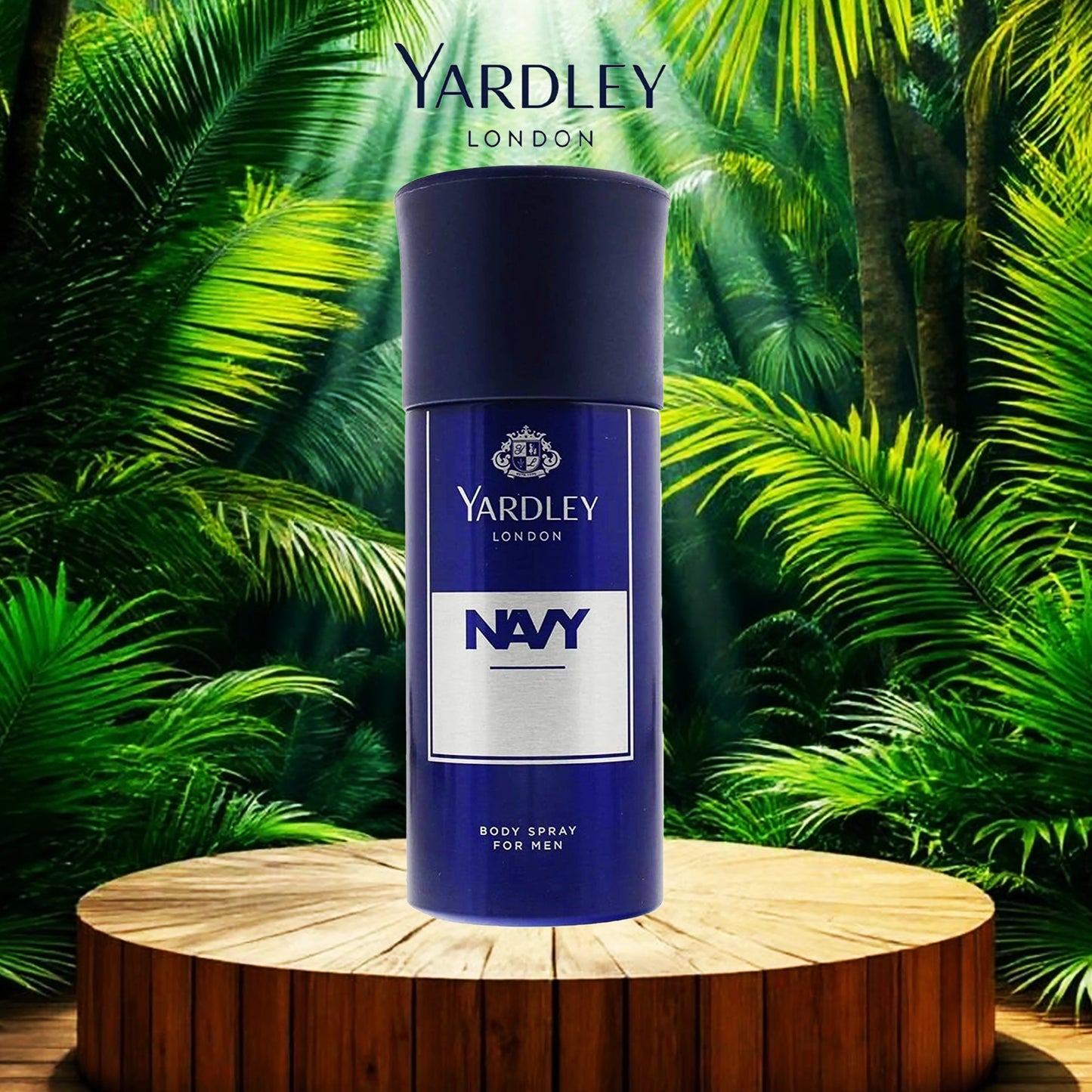 Yardley London Navy- Body Spray for Men- 150ml