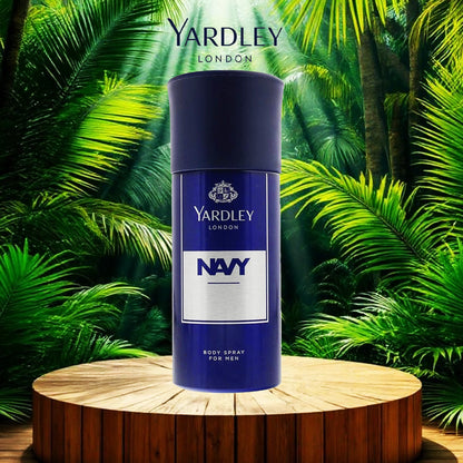 Yardley London Navy- Body Spray for Men- 150ml