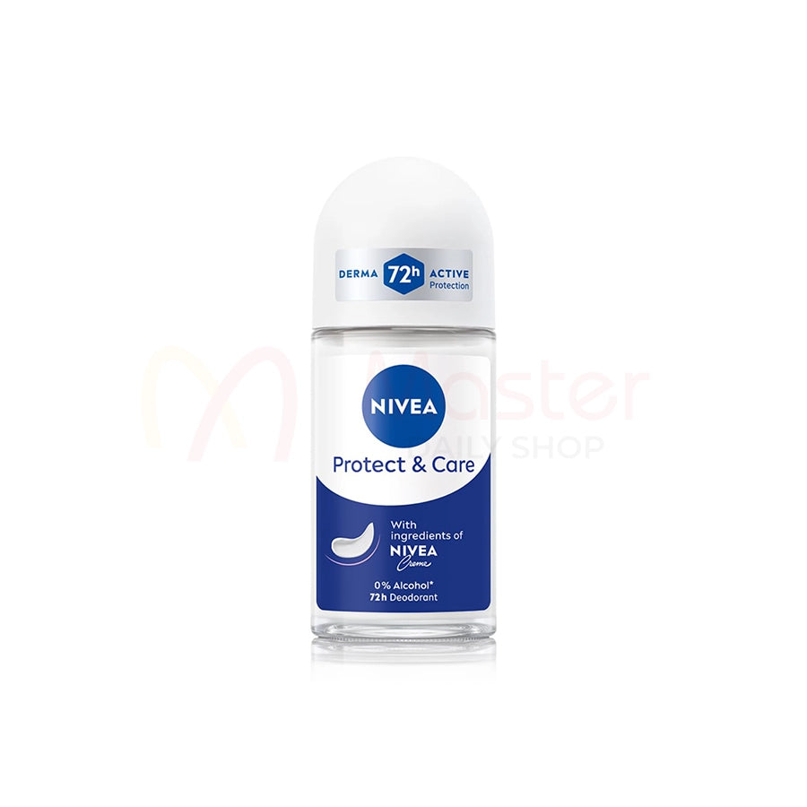 Nivea Protect & Care 72H Anti Perspirant Deodorant Roll on (Unisex) 50ml