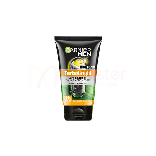 Garnier Men Turbo Bright Anti-Pollution Double Action Foam  Face Wash 50g
