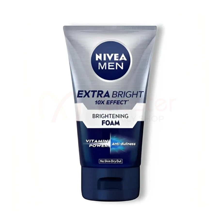Nivea Men Extra Bright 10X Effect Brightening Foam  For Men 100g