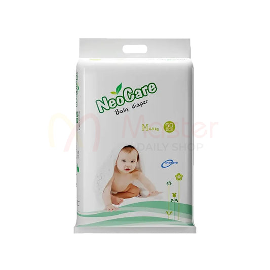 Neocare Premium Belt System Baby Diaper (M) 4-9 kg 50 Pcs