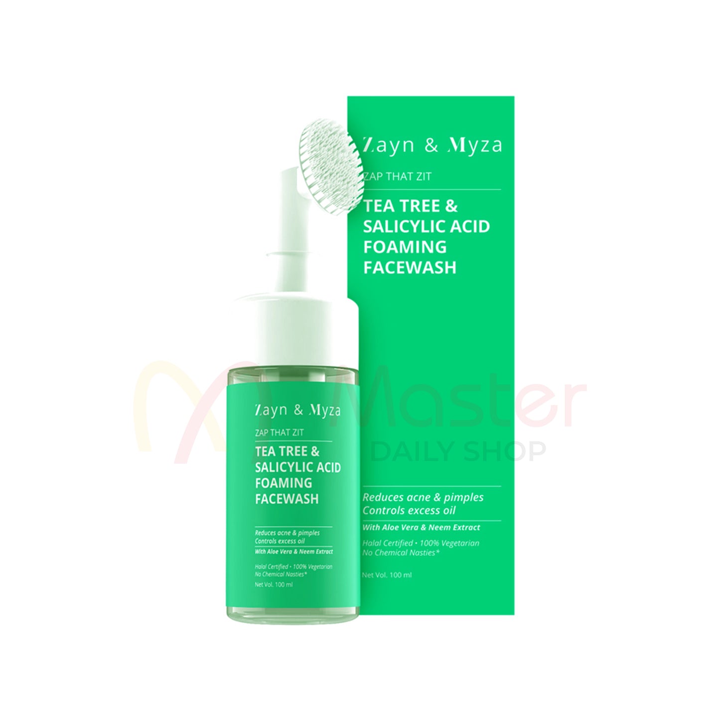 Zayn & Myza Tea Tree and Salicylic Acid Foaming Face Wash for Women (100ml)