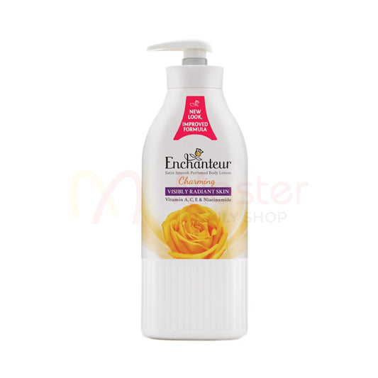 Enchanteur Charming Visibly WhiterSkin Lotion Vitamin A C E & Niacinamide, 400ML