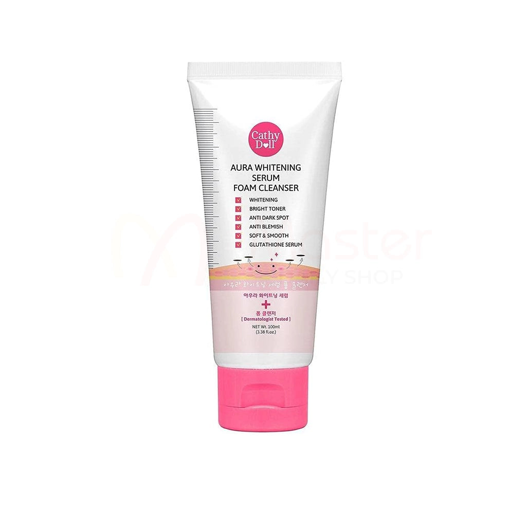 Cathy Doll Aura Whitening Serum Foam Cleanser 100ml