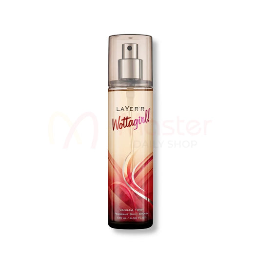 Layerr Wottagirl Vanilla Twist Body Spray For Women 135ml