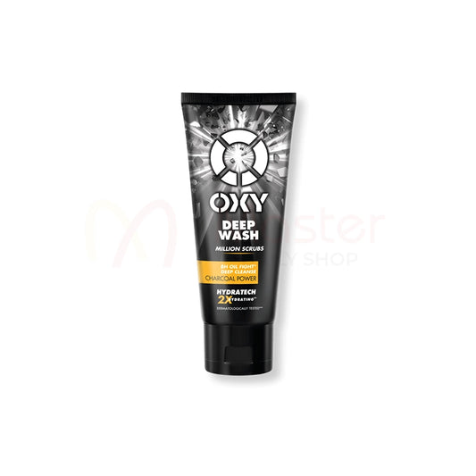 OXY Deep Wash Million Scrub Cleanser with Charcoal Power for Men 50g