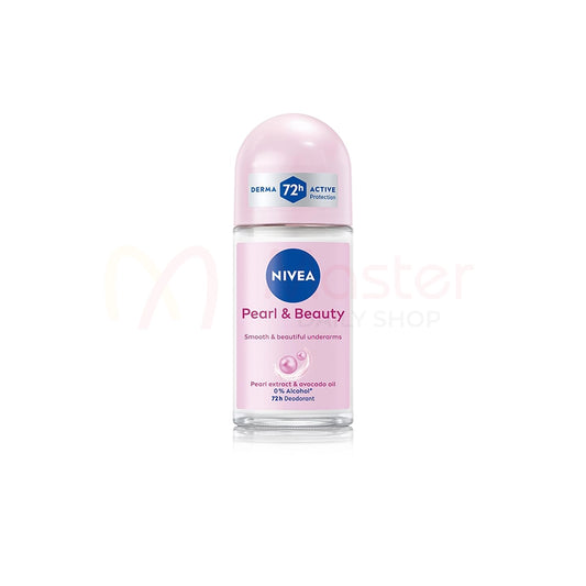 NIVEA Pearl & Beauty 72H Anti Perspirant Deodorant Roll on for Women 50ml