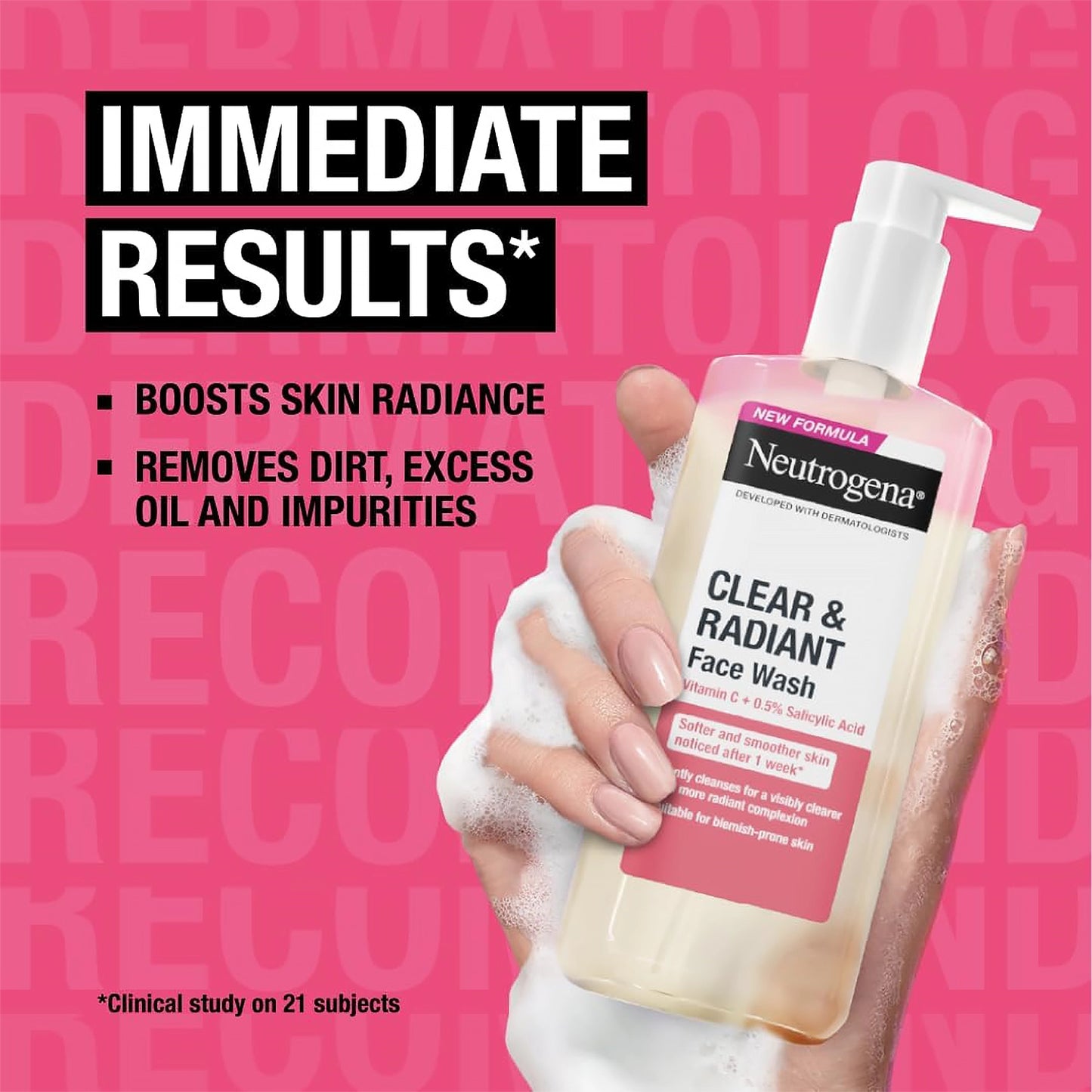 Neutrogena Clear & Radiant Facial Wash 200ml