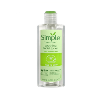 Simple soothing facial toner 200ml