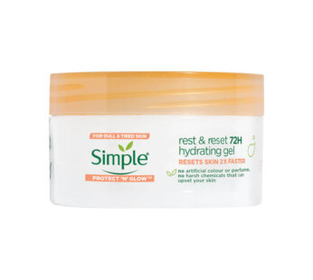 Simple Protect ‘N’ Glow rest and reset 72h hydrating gel 50ml