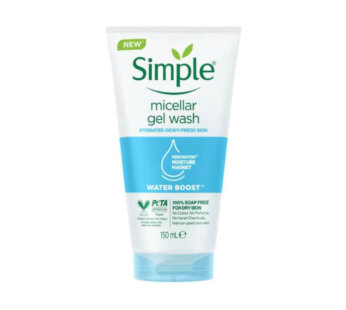 Simple Water Boost Micellar Facial Gel Wash 150ml