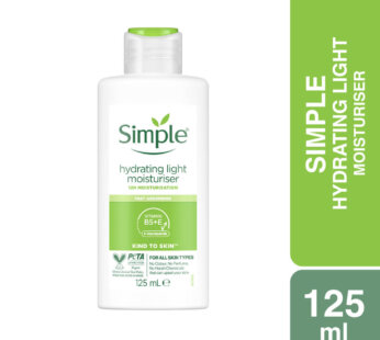 Simple  Kind to Skin light moisturizer 125ml