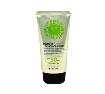 3W Clinic Intensive Green Tea Sunblock Cream SPF 50+PA+++ 70ml