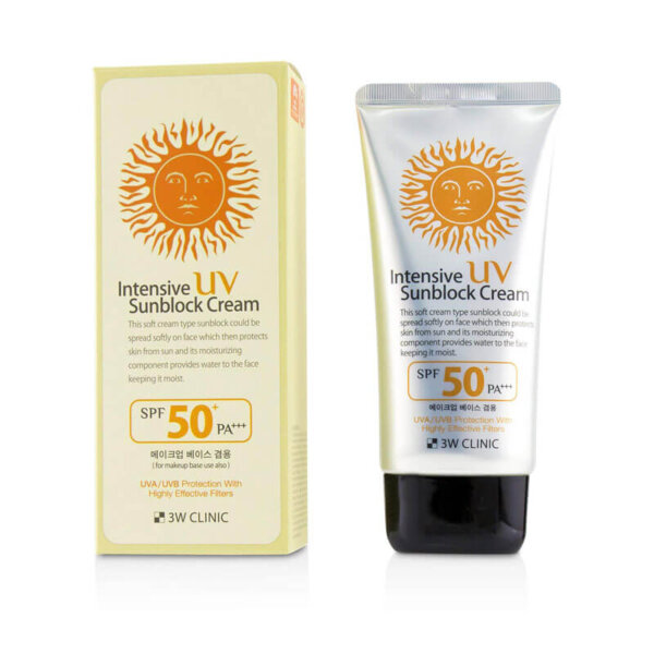 3W Clinic Intensive UV Sunblock Cream SPF 50+PA+ 70ml