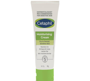 Cetaphil Moisturizing Cream Dry To Normal Sensitive Skin 80g