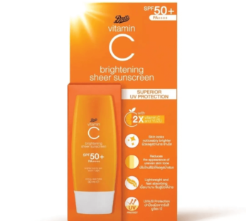 Boots Vitamin C Brightening Sheer Sunscreen SPF50+ PA+ 30 ml