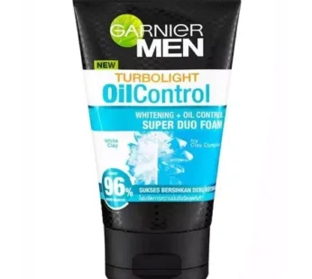 Garnier Men Turbolight Oil Control Whitening Super Duo Foam 100ml