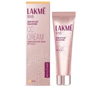 Lakme 9 To 5 CC Complexion Care Cream SPF 30 PA++ 30g – 01 Beige