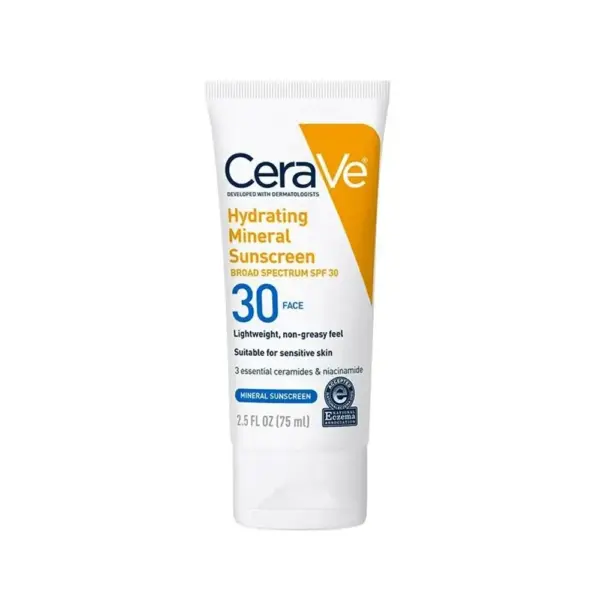 CeraVe Hydrating Mineral Sunscreen Broad Spectrum SPF 30 75ml