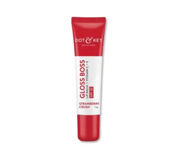 Dot & Key Gloss Boss Vitamin C + E Lip Balm with SPF 30 – Strawberry Crush 12gm