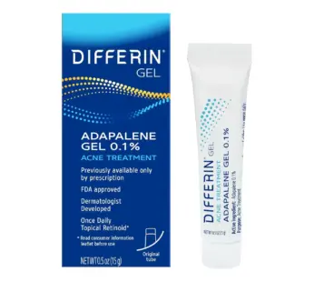 Differin Adapalene Gel 0.1% Acne Treatment 15g