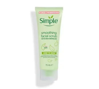 Simple Smoothing Facial Scrub With Rice Granules 75ml