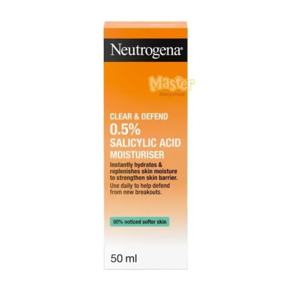 Neutrogena Clear & Defend 0.5% Salicylic Acid Oil-free Moisturiser 50ml